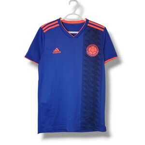 Columbia Football Soccer Adidas Jersey Blue Size S